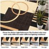 9x12 Living Room Rugs Washable Modern Geometric Rug Stain Resistant Non-Shedding Accent Rug Low Pile Ultra-Thin Soft Throw Carpet - 4 of 4
