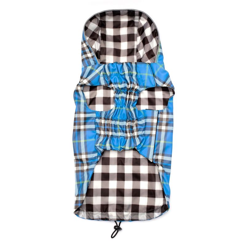 The Worthy Dog Water-Resistant Plaid London Raincoat, 2 of 6