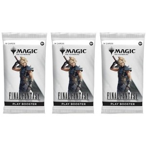 Magic The Gathering 3 Packs Magic the Gathering Play Booster Pack Lot MTG Final Fantasy - 1 of 1