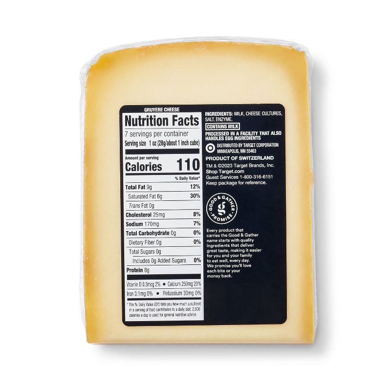 Signature Cave Aged Gruyere Cheese - 7oz - Good &#38; Gather&#8482;, 4 of 5