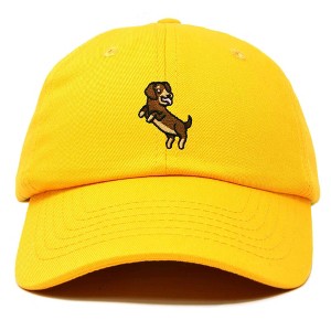 Dalix Dachshund Embroidered Cotton Dad Hat Casual Adjustable Baseball Cap for Dog Lovers Womens - 1 of 4