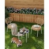 3 Piece Patio Bistro Set, Outdoor Wicker Chairs with Table, Rattan Patio Furniture Set for Outdoor, Patio, Deck, Backyard - 4 of 4