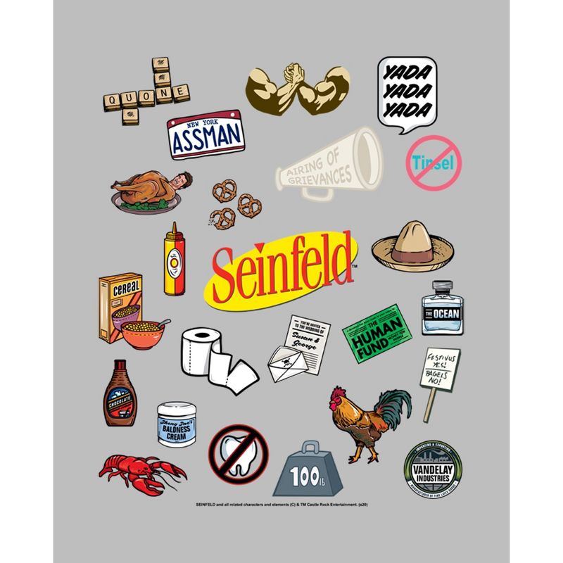 Women's Seinfeld Iconic Items T-Shirt, 2 of 5