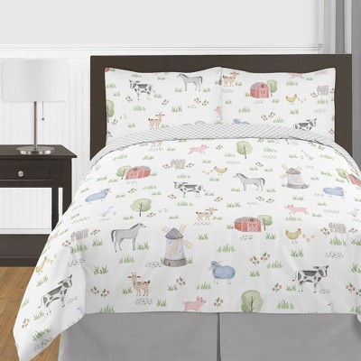 3pc Queen Sweet Jojo Designs One the Farm Bedding Set - Sweet Jojo Designs