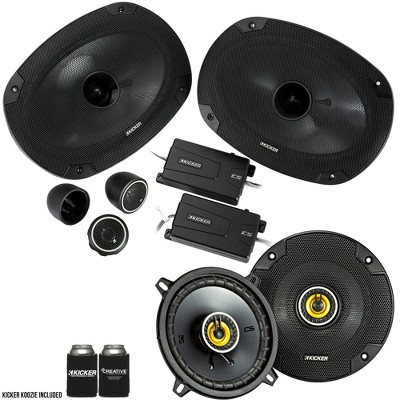Kicker for Dodge Ram Truck 1994-2011 speaker bundle - CS 6x9" component speakers, and CS 5.25" coaxial speakers.