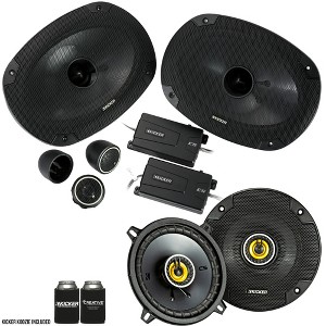 Kicker for Dodge Ram Truck 1994-2011 speaker bundle - CS 6x9" component speakers, and CS 5.25" coaxial speakers. - 1 of 4