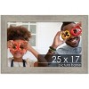 PosterPalooza | 25x17 Wide Barnwood Picture Frame, UV Acrylic, 6 Finishes - Grey, Brown, White, and Black - 2 of 4