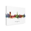 Trademark Fine Art Michael Tompsett 'San Sebastian Spain Skyline Named' Canvas Art - 2 of 4