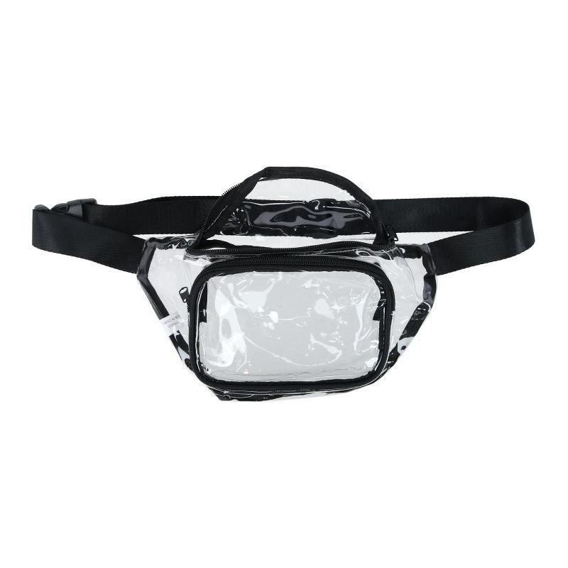 CTM Unisex Clear Fanny Waist Pack, 2 of 4