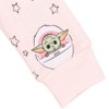 Star Wars The Mandalorian Baby Yoda Sweatshirt Pink  - 4 of 4