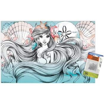 Trends International Disney The Little Mermaid - Ariel - Land or Sea Unframed Wall Poster Prints