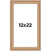 PosterPalooza | Weathered Yellow Picture Frame - UV Acrylic, Foam Board Backing, Hanging Hardware - 2 of 4