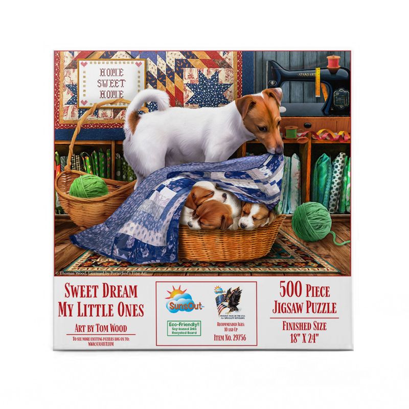 Sunsout Sweet Dream my Little Ones 500 pc   Jigsaw Puzzle 29756, 3 of 6