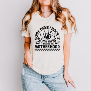 Simply Sage Market I Rock Motherhood Short Sleeve Tee - 1 of 4