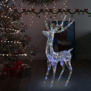 VidaXL XXL Acrylic Christmas Reindeer 250 LED 6 ft Colorful - 1 of 4