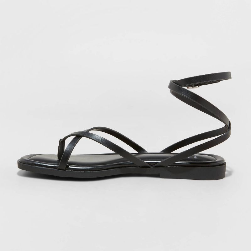 Women&#39;s Luisa Ankle Strap Thong Sandals - A New Day&#8482;, 3 of 10