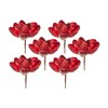 Melrose Velvet Magnolia Stem (Set of 6) - 2 of 3
