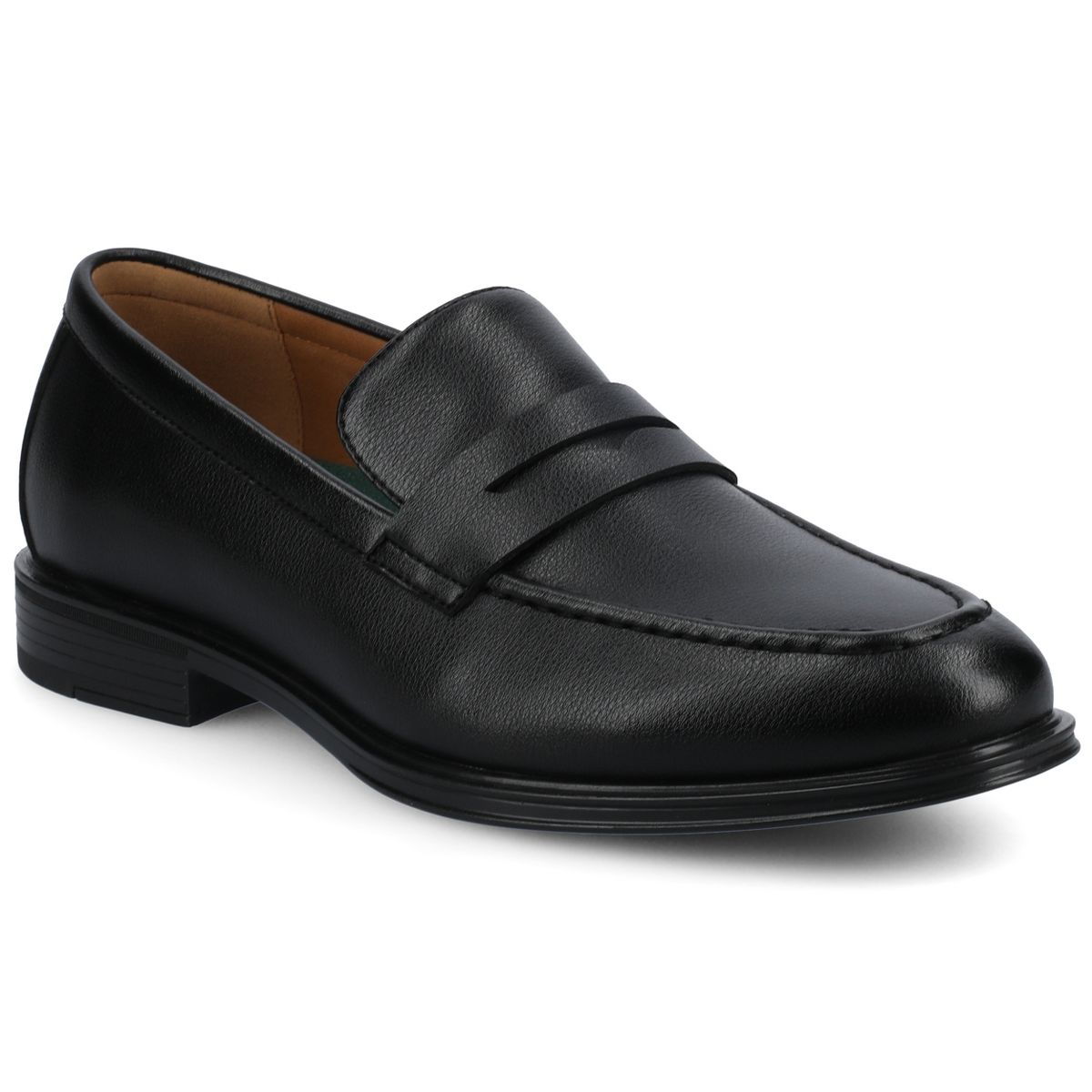 Vance Mens Phineas Medium and Wide Width Slip-on Penny Loafer Dress Shoe