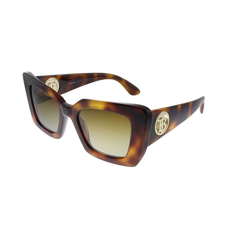 Burberry Daisy BE 4344 3316T5 Womens Square Polarized Sunglasses Havana 51mm, 1 of 4