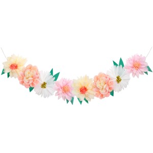 Meri Meri Flower Garden Giant Garland (12.5' with excess cord - Pack of 1) - 1 of 4