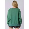 Women's Bow Graphic Sweatshirt - Peach Love - 2 of 4