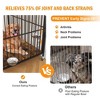 Dog Crate Furniture, Heavy Duty Dog Kennel Indoor with Adjustable Height Feeder - 3 of 4