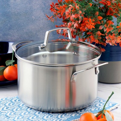Midvale 5 Quart Stainless Steel Dutch Oven with Lid
