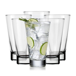 Libbey Modern Bar Essentials Highball Drinking Glasses, 12 ounce, Set of 6 - 1 of 4