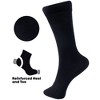 Alpine Swiss Mens Dress Socks 6 Pair Crew Sock Cotton Dress Socks for Men Solid Ribbed Argyle Pattern Multicolor Fun Designs - 4 of 4
