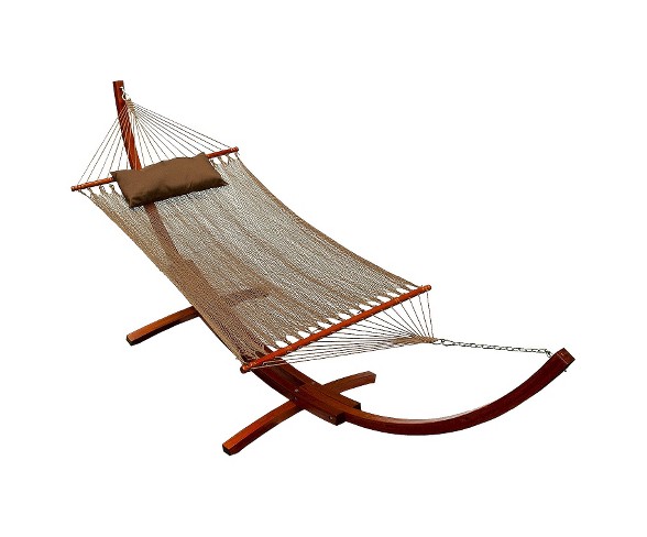 Patio 12' Hammock & Stand Set - Tan/Brown