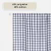 Buffalo Check Plaid Gingham Tie-Up Window Single Curtain by Sweet Home Collection® - 3 of 3