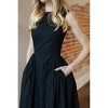 Women's Poplin Sleeveless Midi Dress - MABLE - 4 of 4