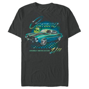 Men's General Motors Retro Blue Camaro Z28 T-Shirt - 1 of 4