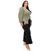 L I V D Women's Yelena Crepe Wrap Top - 2 of 3