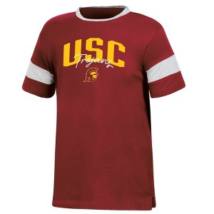 NCAA USC Trojans Girls' Knot T-Shirt - 1 of 3