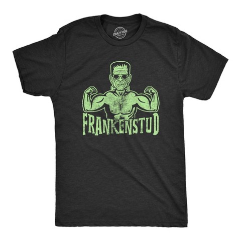 Мужские футболки Crazy Dog T-Shirts, Inc. Mens Frankenstud T Shirt Funny Fitness Workout Frankenstein Halloween Graphic Tee - Crazy Dog Men's T Shirt For Halloween Season Black L