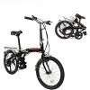Xspec 20" 7 Speed Folding Compact City Commuter Bike, Black (NOT Electric) - 2 of 4