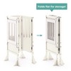 Guidecraft Contemporary Kitchen Helper Step Stool: Adjustable, Folding Montessori Toddler Tower - Safety Learning Furniture - 4 of 4
