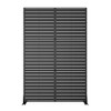 PexFix Outdoor Metal Privacy Screen Garden Fence in Louver Pattern - 3 of 4