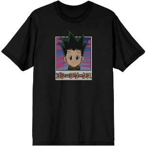 Hunter X Hunter Gon Freecss Pixel Art Men's Black T-shirt - 1 of 2