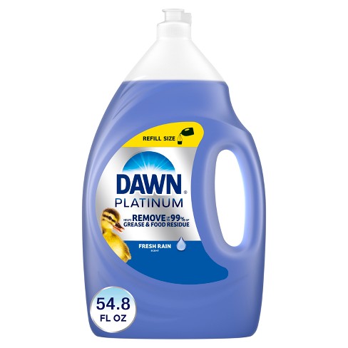 Dawn Platinum Dishwashing Liquid Dish Soap - Refreshing Rain - 54.8 fl oz - image 1 of 4