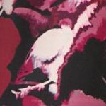 midnight berry painterly floral