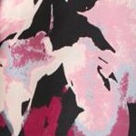 midnight berry painterly floral