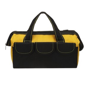 Unique Bargains Oxford Cloth Multi-Purpose Adjustable Strap Organizing Wide Mouth Maintenance Tool Tote - 1 of 4