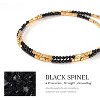 Beaded Gemstone Choker Necklace for Women, 14K Gold Plated Boho Colorful Natural Stone Bead Chain Necklace Summer Beach Handmade Jewelry - 3 of 4