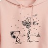 Women's - Peanuts -  Cropped Graphic Hoodie - image 2 of 4