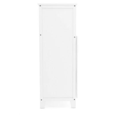 Creamy White Kids' Cubby Storage Organizer with Fabric Bins