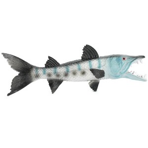 Collectible Wildlife Gifts | Fish, Barracuda, Anarrhichtys Ocellaus, Museum Quality, Hand Painted, Rubber Fish,  Toy Model, Gift,   10"   CH382 BB143 - 1 of 4
