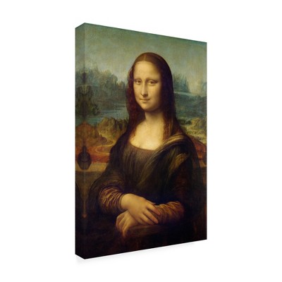 Trademark Fine Art -Leonardo Da Vinci 'Mona Lisa Da Vinci' Canvas Art