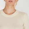 JENNIE LIU Women's 100% Pure Cashmere Long Sleeve Crew Neck Pullover Sweater - 4 of 4